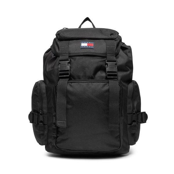 Tommy Jeans Ruksak Tommy Jeans Tjm Off Duty Flap Backpack AM0AM11951 Black BDS