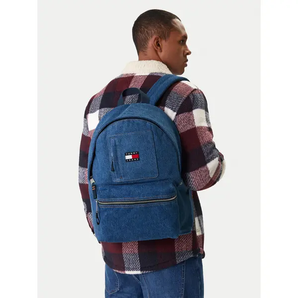 Tommy Jeans Ruksak Tommy Jeans Tjm Utility Denim Backpack AM0AM14052 Plava