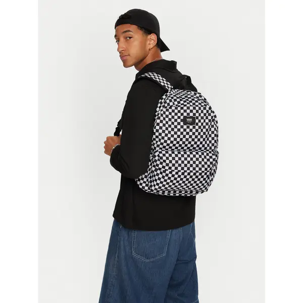 Vans Ruksak Vans Old Skool Check Backpack VN000H4XY281 Crna