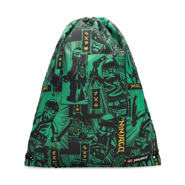 LEGO Ruksak vreća LEGO DRAWSTRING BAG 10034-2301 Zelena