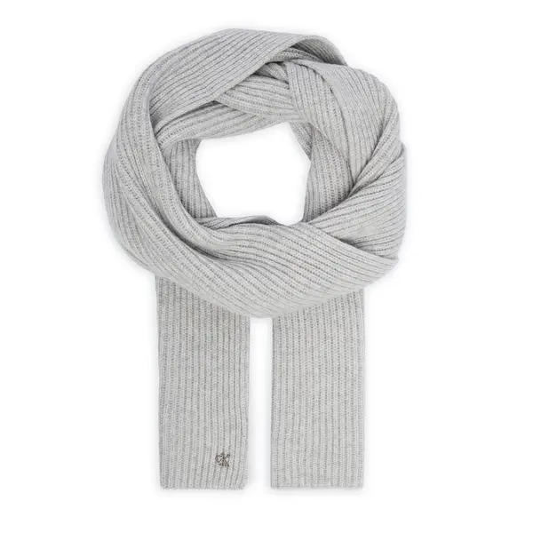 Calvin Klein Šal Calvin Klein Ck Metal Wool Rib Scarf LV04D8056G Siva