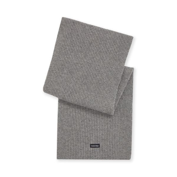 Calvin Klein Šal Calvin Klein Daddy Wool Knit Scarf K50K510995 Ghost Gray PCD