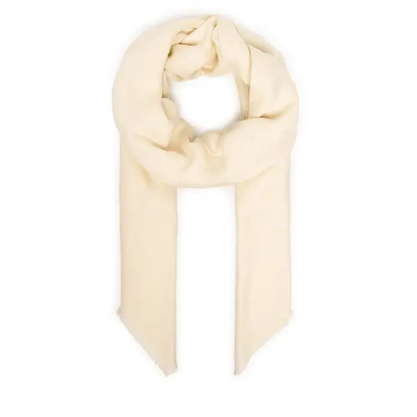 Elisabetta Franchi Šal Elisabetta Franchi SC-14F-61E2-193 Krem