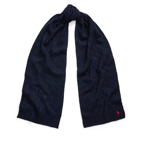 Polo Ralph Lauren Šal Polo Ralph Lauren 455956296009 Tamnoplava