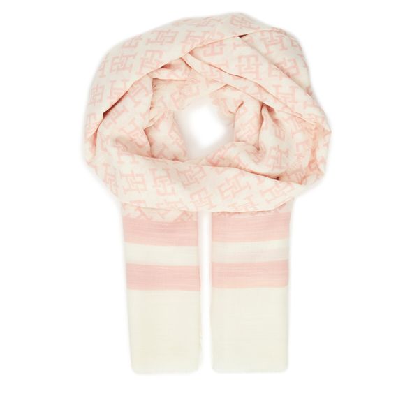 Tommy Hilfiger Šal Tommy Hilfiger Beach Summer Mono Scarf AW0AW16030 Whimsy Pink TJQ