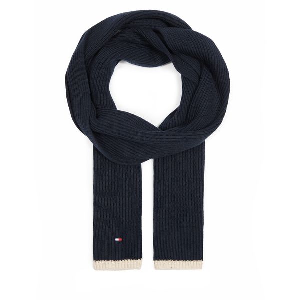 Tommy Hilfiger Šal Tommy Hilfiger Block Flag Scarf AM0AM12061 Space Blue / Cashmere Creme DW6