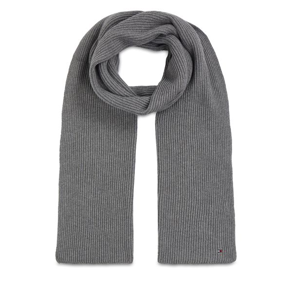 Tommy Hilfiger Šal Tommy Hilfiger Essential Flag Scarf AW0AW15348 Medium Grey Heather P4A