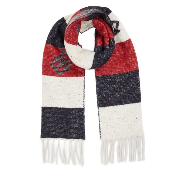 Tommy Hilfiger Šal Tommy Hilfiger Limitless Chic Cb Scarf AW0AW15353 Space Blue Mix 0GY