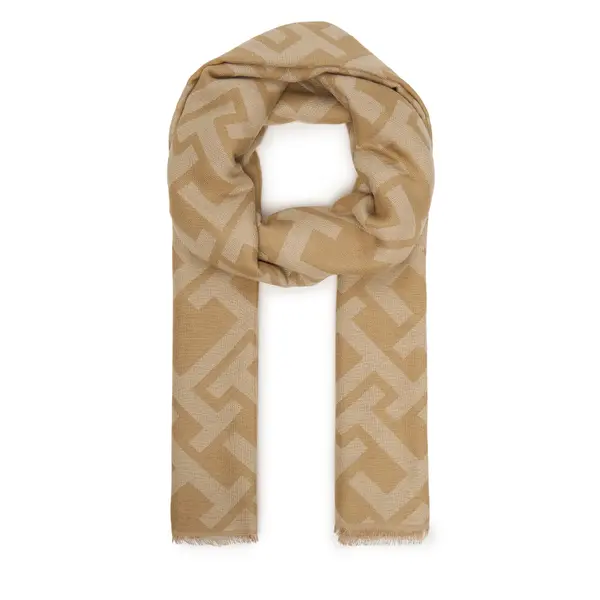Tommy Hilfiger Šal Tommy Hilfiger Th Monogram Heavy Scarf AW0AW18051 Bež