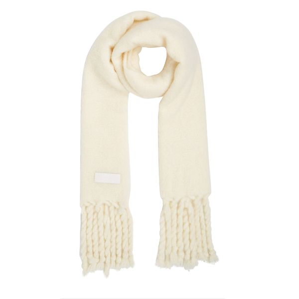 Tommy Hilfiger Šal Tommy Hilfiger Tommy Twist Scarf AW0AW15530 Ancient White YBH