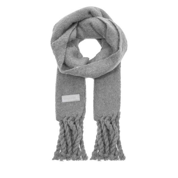 Tommy Hilfiger Šal Tommy Hilfiger Tommy Twist Scarf AW0AW15530 Medium Grey Heather P4A