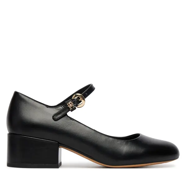 Tommy Hilfiger Salonke Tommy Hilfiger Heeled Maryjane Buckle FW0FW09347 Crna