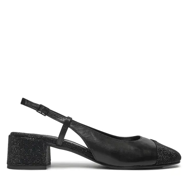 TORY BURCH Salonke Tory Burch Cap-Toe Pave Singback Pump 160256 Crna