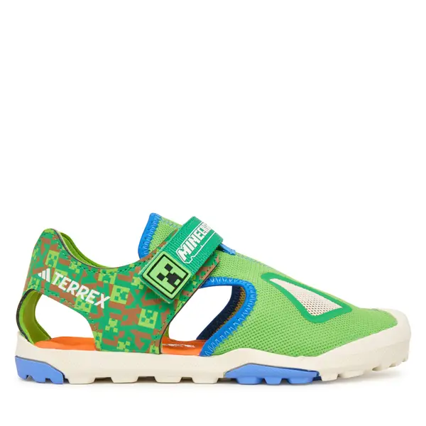 Adidas Sandale adidas Minecraft Terrex Captain Toey 2.0 Sandals JR1316 Zelena