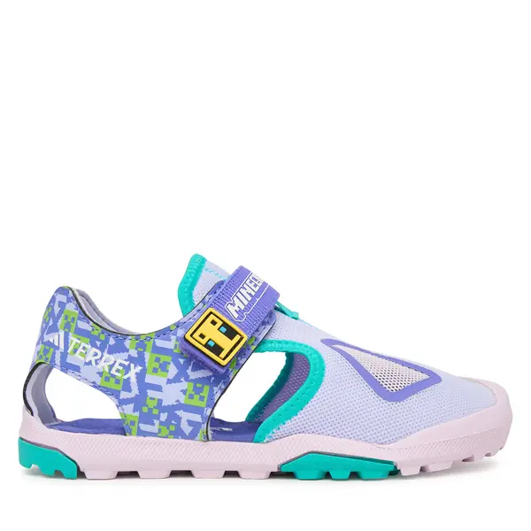 Adidas Sandale adidas Minecraft Terrex Captain Toey 2.0 Sandals JR1317 Ljubičasta