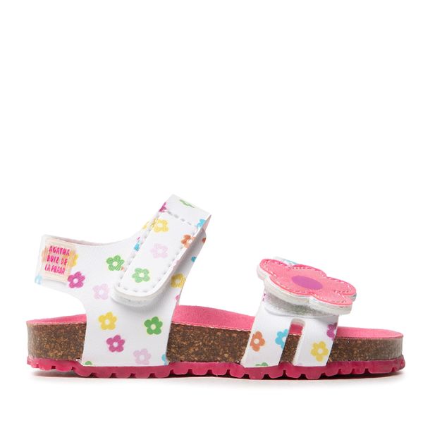 Agatha Ruiz de la Prada Sandale Agatha Ruiz de la Prada 222950-B M Blanco Y Flores