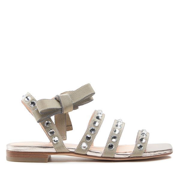 AGL Sandale AGL Crystal Flat D667034PCKG0869507 Platinum