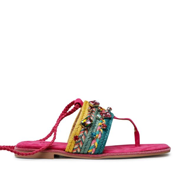 Alma En Pena Sandale Alma En Pena V22466 Suede Fuxia