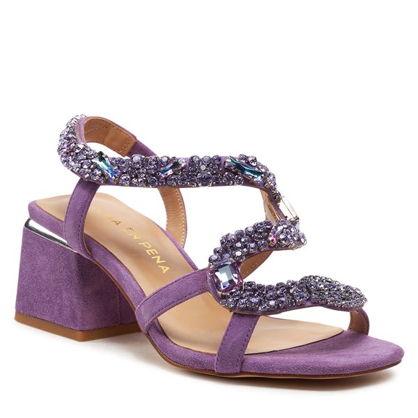 Alma En Pena Sandale Alma En Pena V240700 Suede Violet