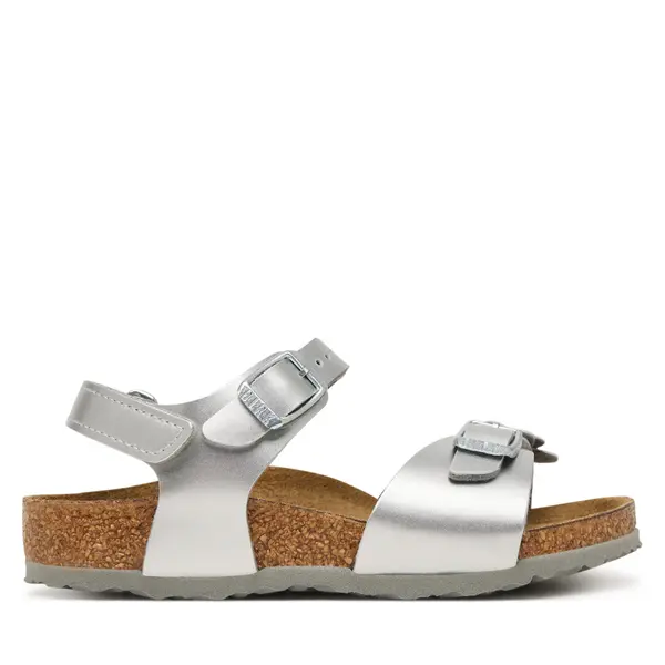 Birkenstock Sandale Birkenstock Rio As Flowers 1031702 S Srebrna