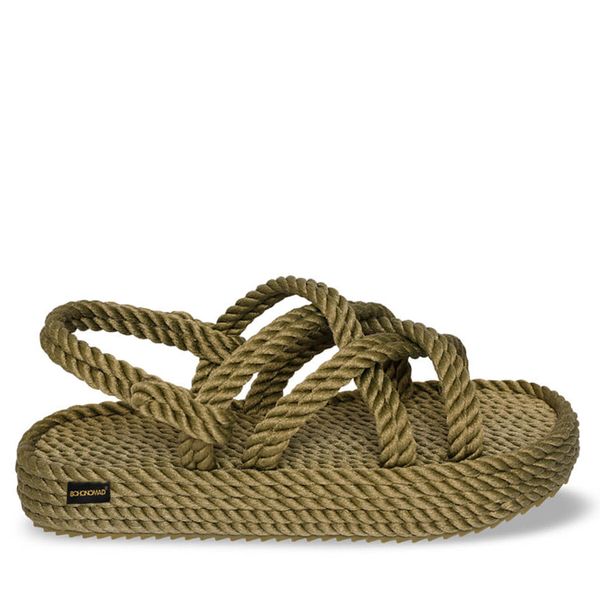 Bohonomad Sandale Bohonomad Bodrum Platform BOD.0011.PRS Khaki