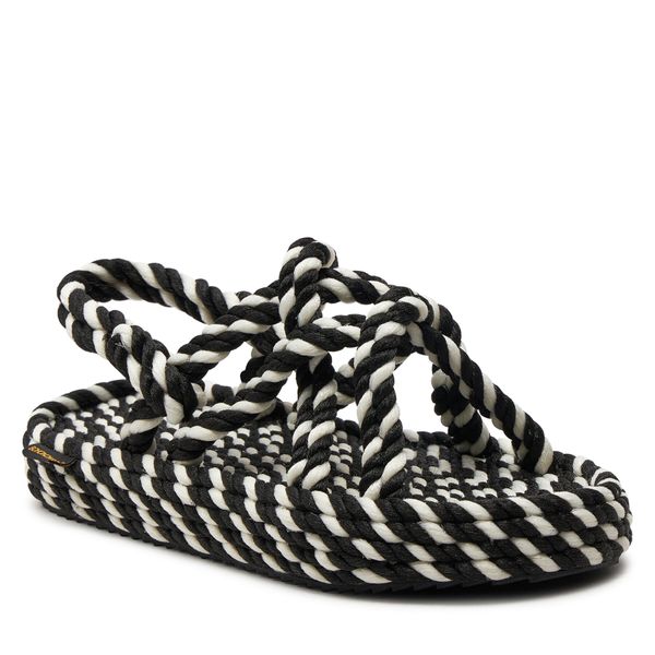 Bohonomad Sandale Bohonomad Bodrum Platform BOD.0120.PRS Czarny/Biały 120