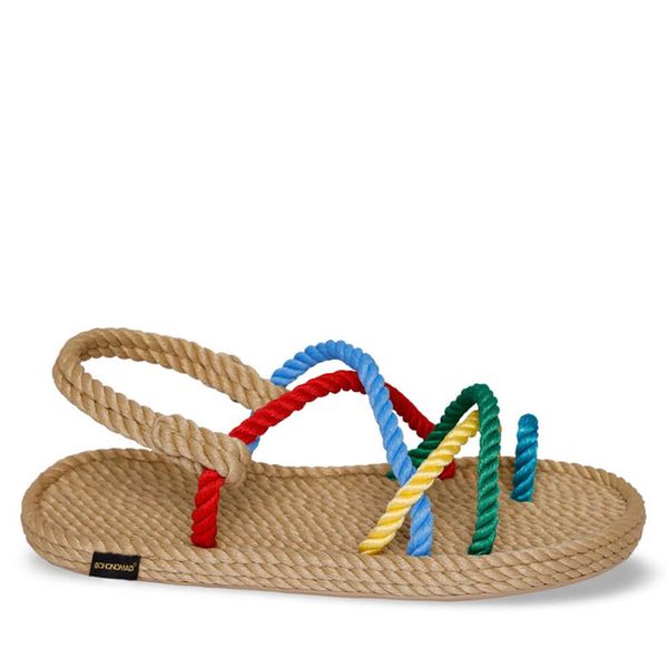 Bohonomad Sandale Bohonomad Ibiza IBZ.1277.WRS Beige-Multicolor