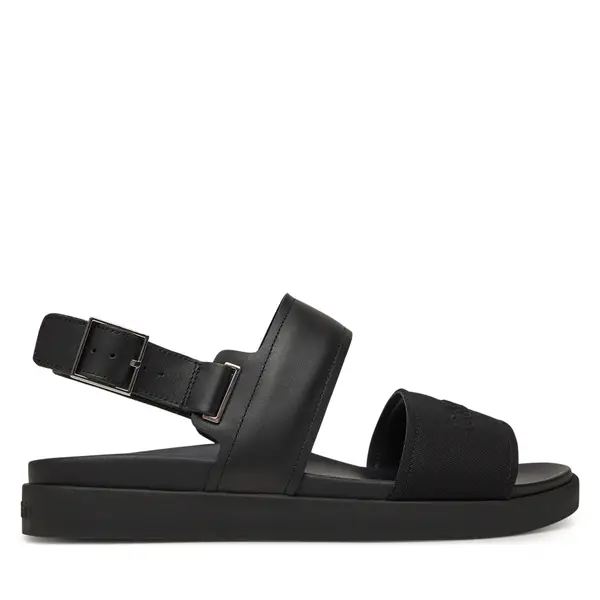 Calvin Klein Sandale Calvin Klein Back Strap W/ Buckle Logo HM0HM01742 Crna
