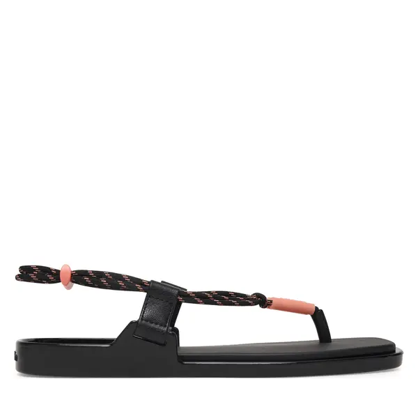 Calvin Klein Sandale Calvin Klein Beach Sandal Rope Pu 2 HW0HW02967 Crna