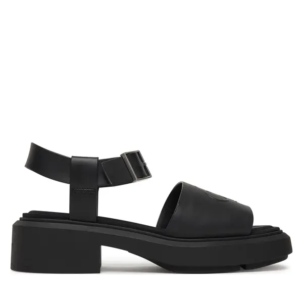 Calvin Klein Sandale Calvin Klein Chunky Sandal Lth Mg HW0HW03131 Crna