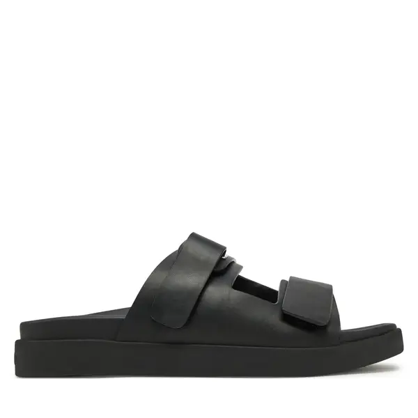 Calvin Klein Sandale Calvin Klein Flat Adj Slide Eyelet HW0HW02489 Crna