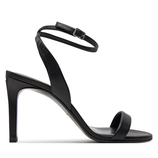 Calvin Klein Sandale Calvin Klein Heel Sandal 90 Lth HW0HW01945 Ck Black BEH