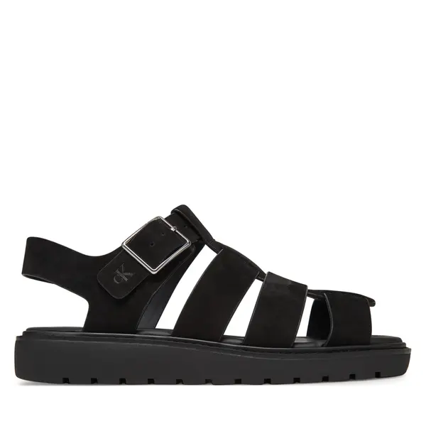 Calvin Klein Jeans Sandale Calvin Klein Jeans Fisherman Hw Sandal Lth YW0YW01962 Crna