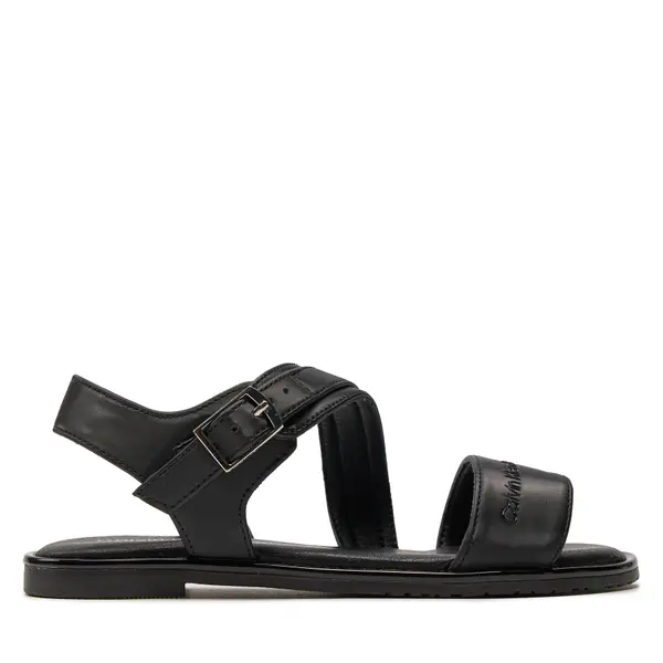 Calvin Klein Jeans Sandale Calvin Klein Jeans Flat Sandal V3A2-80825-1688 M Crna