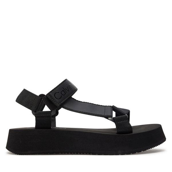 Calvin Klein Jeans Sandale Calvin Klein Jeans Sandal Velcro Webbing Dc YW0YW01353 Black BEH