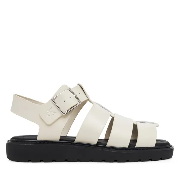 Calvin Klein Jeans Sandale Calvin Klein Jeans Sq Molded Sdl Fisherman Mg Wn YW0YW01700 Écru