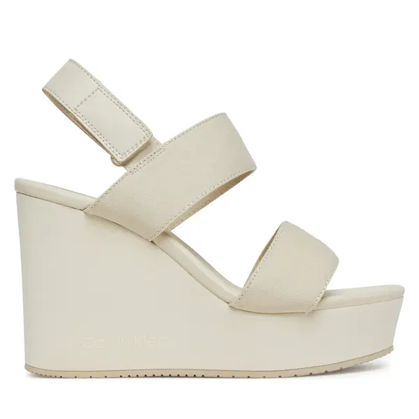 Calvin Klein Jeans Sandale Calvin Klein Jeans Wedge Sandal Webbing In YW0YW01790 Siva
