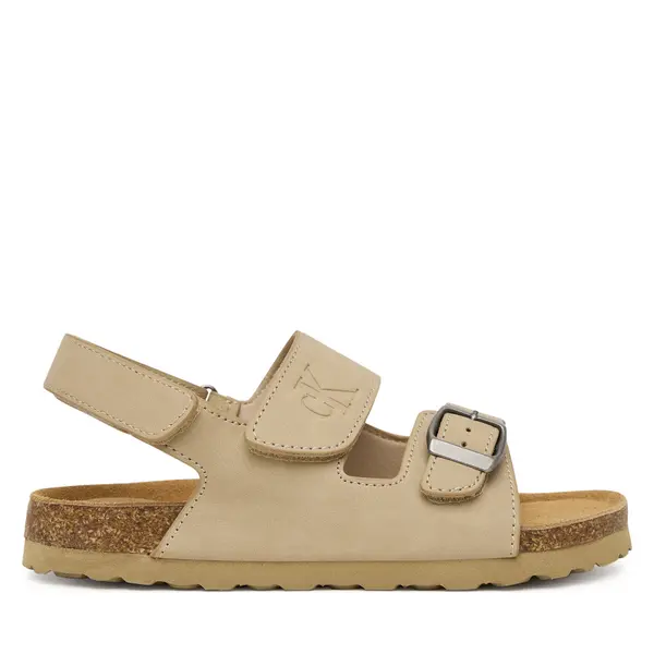 Calvin Klein Sandale Calvin Klein Velcro V3X2-83328-0315 D Bež