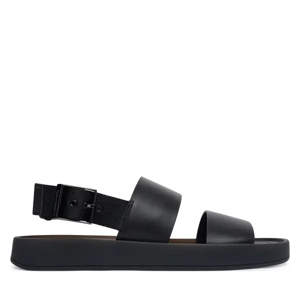 Calvin Klein Sandale Calvin Klein Webbing Back Strap HM0HM02095 Crna