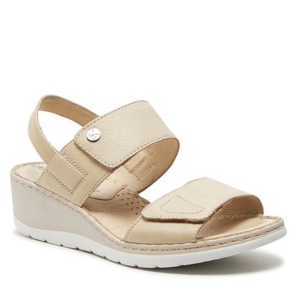 Caprice Sandale Caprice 9-28251-42 Eggshell Nappa 118