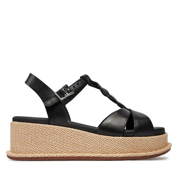 Clarks Sandale Clarks Kimmei Twist 26176391 Black Leather