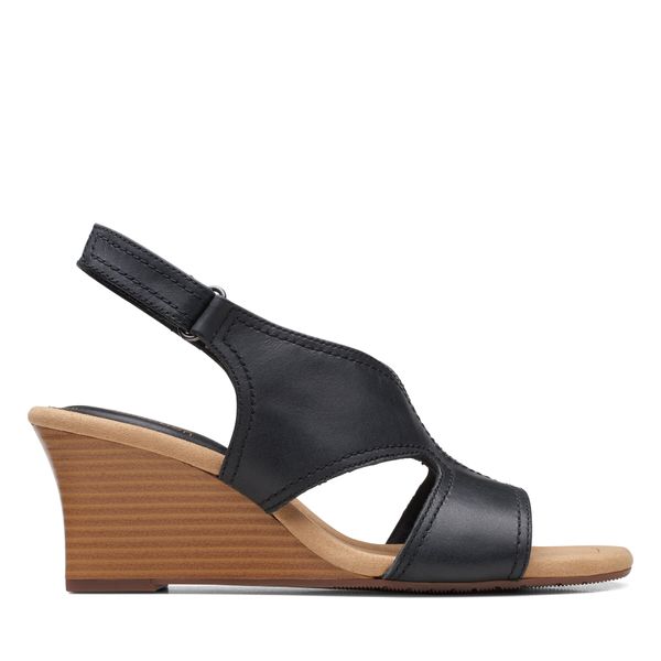 Clarks Sandale Clarks Kyarra Aster 26171234 Black Leather