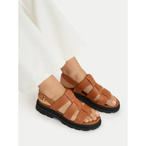 Clarks Sandale Clarks Orinoco3 Strap 26186587 Smeđa