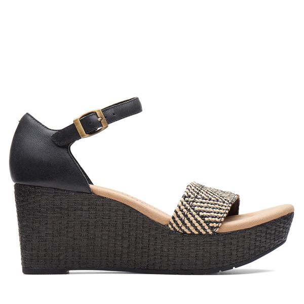 Clarks Sandale Clarks Rose Ease 26171324 Black Leather