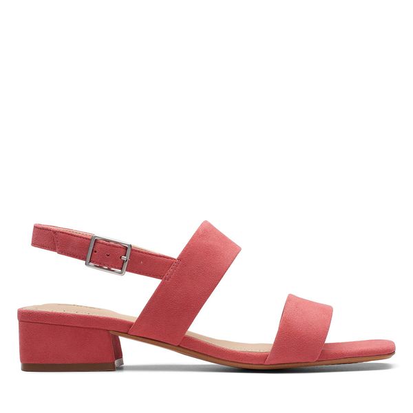 Clarks Sandale Clarks Seren25 Strap 26171864 Strawberry Suede