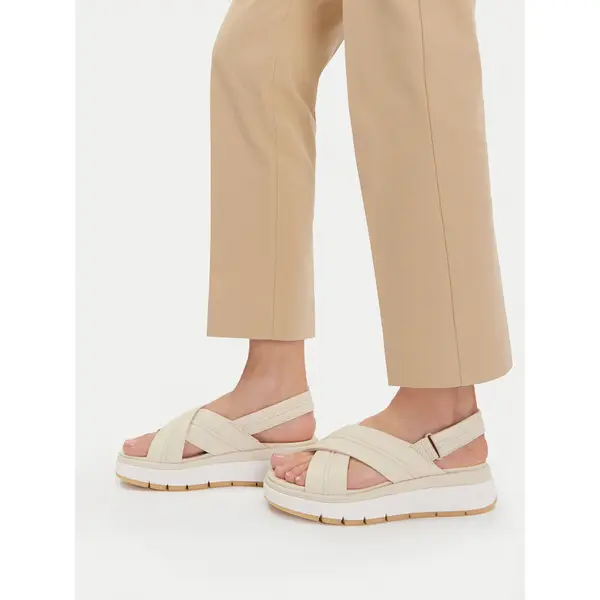 Clarks Sandale Clarks Tuscan Cross 26181470 Écru