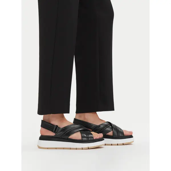 Clarks Sandale Clarks Tuscan Cross 26182233 Crna