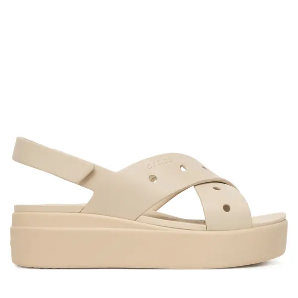 Crocs Sandale Crocs Brooklyn 4U Cross Strap Sandal 212254 Bež