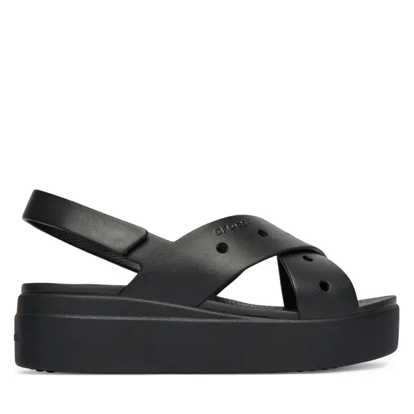 Crocs Sandale Crocs Brooklyn 4U Cross Strap Sandal 212254 Crna