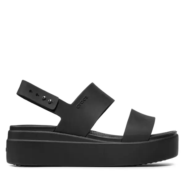 Crocs Sandale Crocs Brooklyn Low Wedge W 206453 Crna